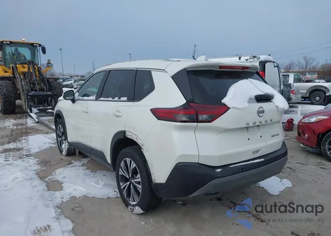 2022 Nissan Rogue Sv Intelligent Awd from USA, damaged, VIN 5N1BT3BBXNC701582